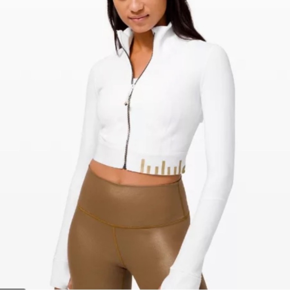 NWT Lululemon Athletica Define Jacket Cropped *Gold